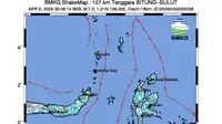 Gempa Magnitudo 7,3 Guncang Bitung Sulawesi Utara