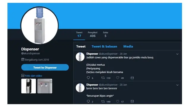 Nama Akun Twitter Ini Kocak Banget Isinya Bikin Senyum-senyum Sendiri