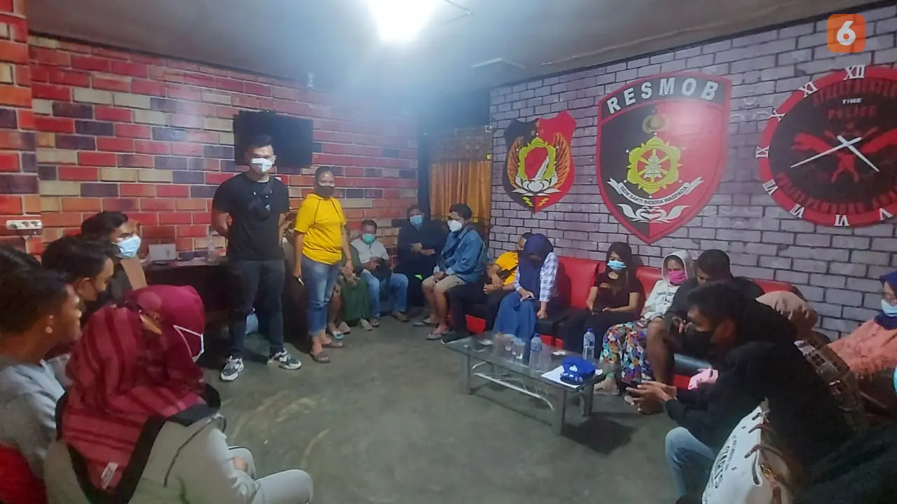 Polres Gorontalo Kota Amankan 10 Pasangan Bukan Muhrim (Arfandi/Liputan6.com)