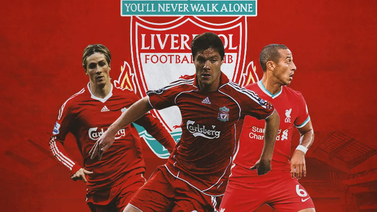 Liverpool - Fernando Torres, Xabi Alonso, Thiago