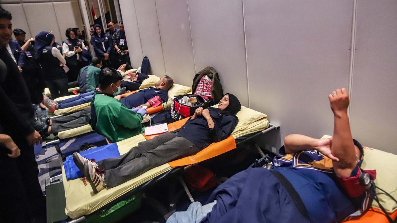 FOTO: Partai NasDem Gelar Donor Darah Serentak, Kepedulian Atasi Krisis 1,4 Juta Kantong Darah Nasional