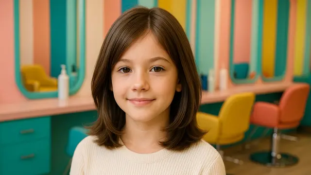 Model Rambut Sebahu Anak Perempuan yang Bagus
