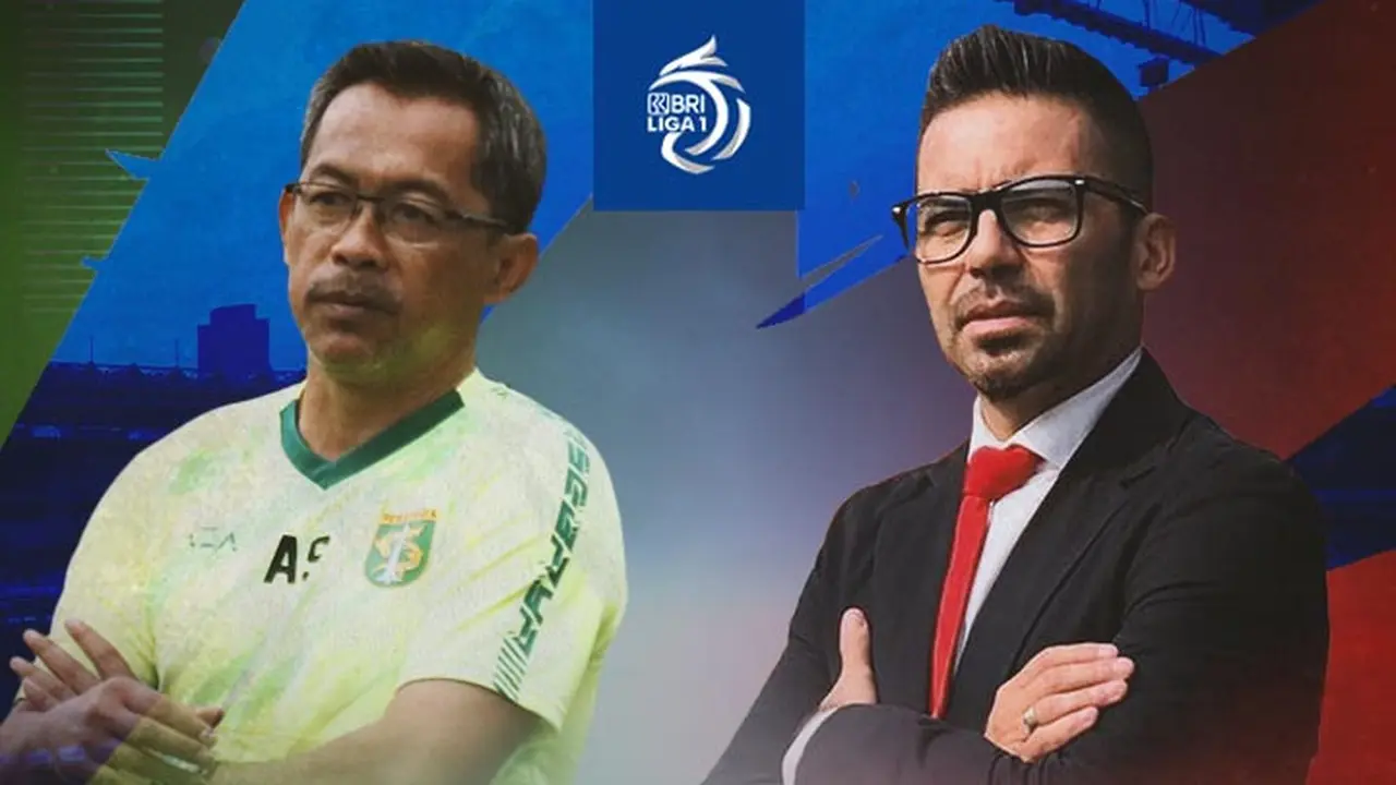 BRI Liga 1 - Duel Pelatih - Persebaya Surabaya Vs Persik Kediri