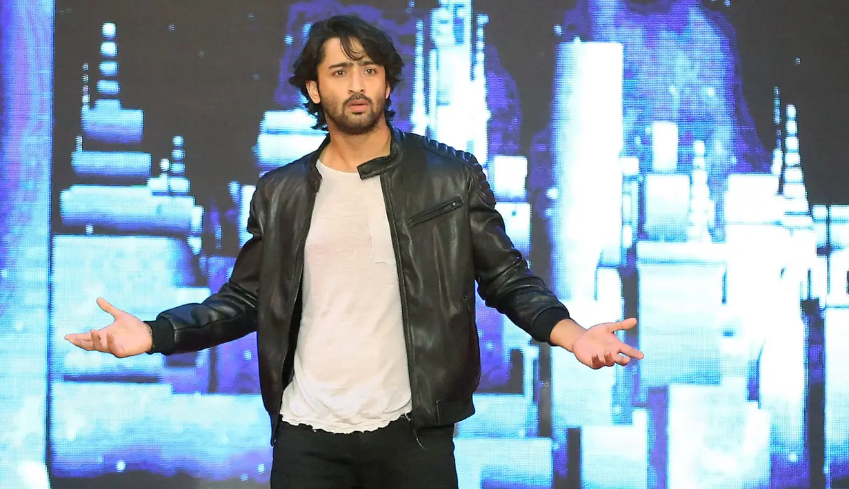 Aktor asal India Shaheer Sheikh banyak memiliki penggemar di Indonesia. Kedatangannya kali ini bersama empat pemeran dalam serial Lonceng Cinta hadir dalam acara Melodi Lonceng Cinta. (Bambang E. Ros/Bintang.com)