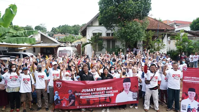 Jumat berkah bersama relawan Ganjar Pranowo (Istimewa)