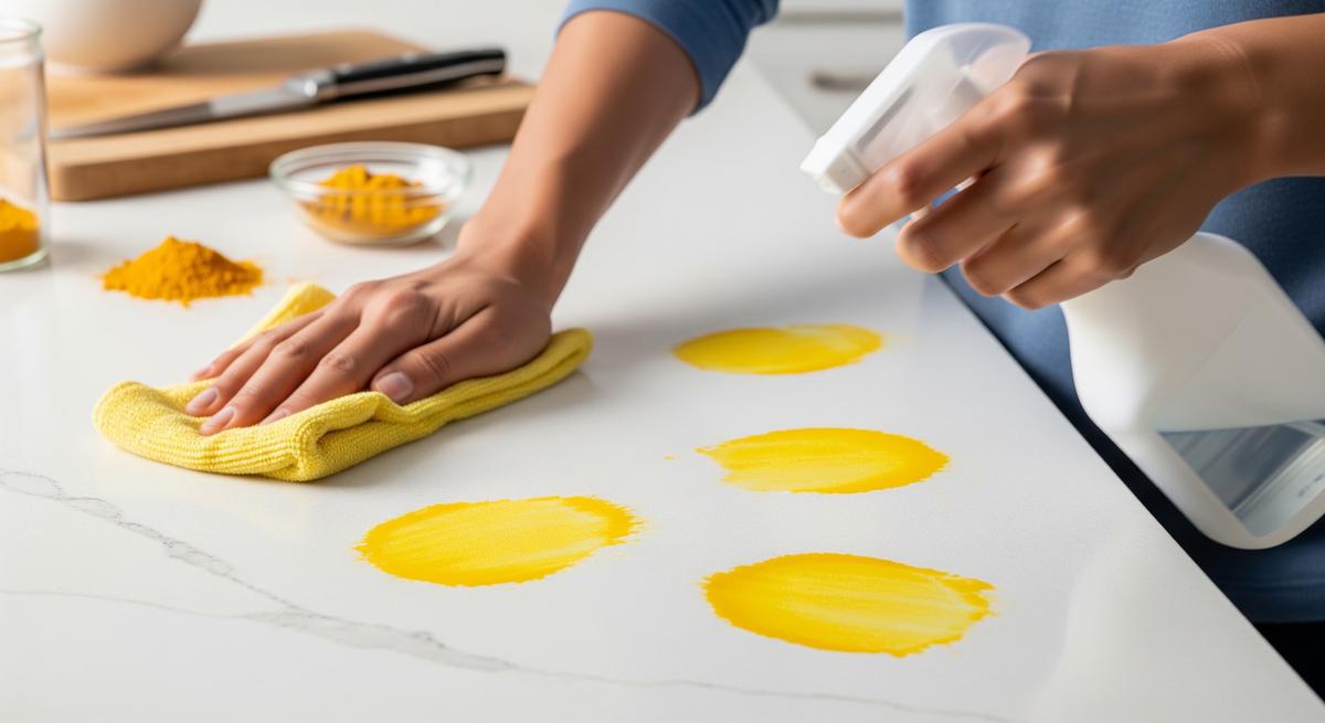 Cara Menghilangkan Noda Kunyit di Meja Dapur/AI Generated