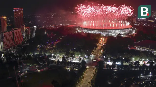 Pesta Kembang Api di Pembukaan Asian Games 2018