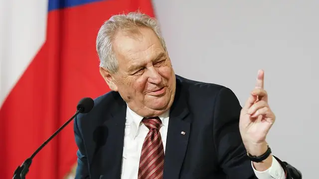 Presiden Ceko Miloš Zeman. (AP)