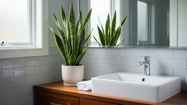 4 Tanaman Hias yang Serap Kelembapan di Kamar Mandi, Strategi Cegah Ular Masuk