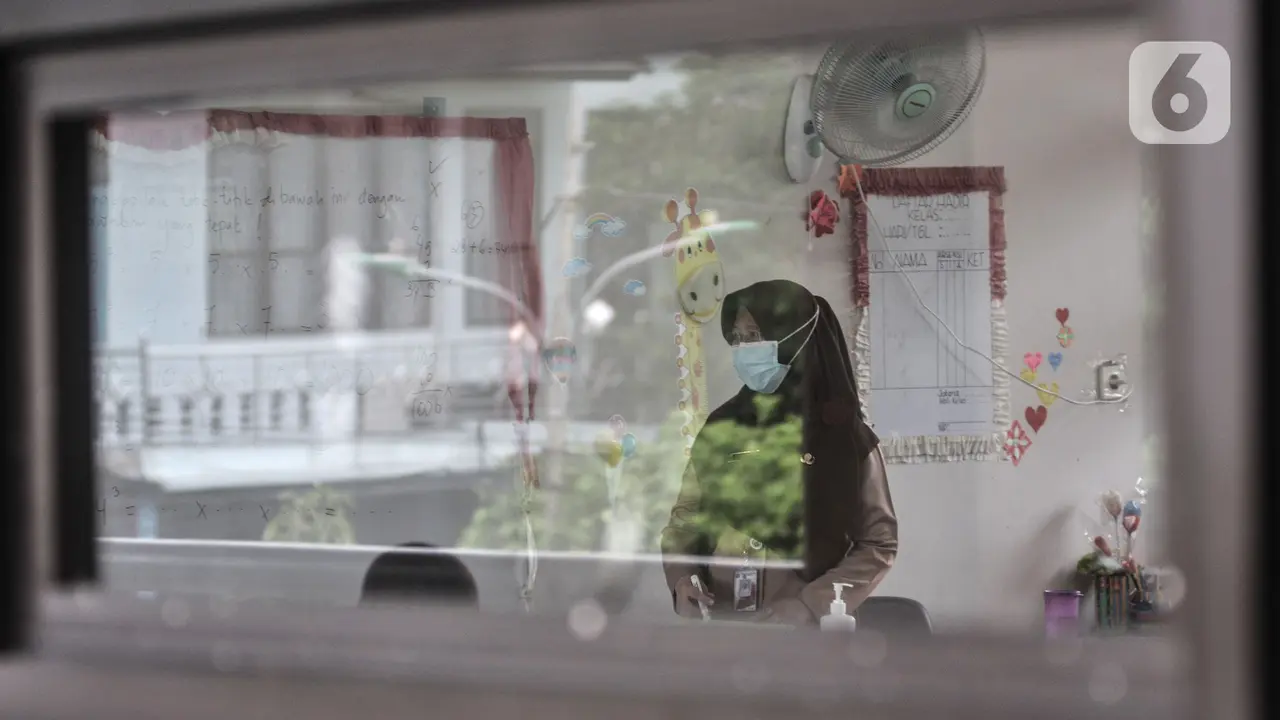 FOTO: Antusiasme Siswa SD Ikuti Uji Coba Sekolah Tatap Muka