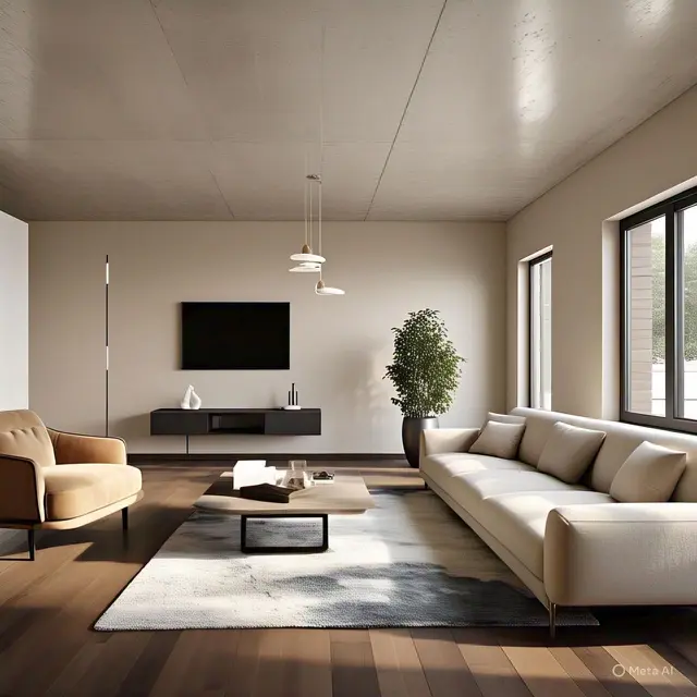Model Plafon Gypsum Ruang Tamu Minimalis