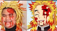 6 Cosplay Low Budget Anime Kimetsu No Yaiba Ini Bikin Ngakak (Instagram/lowcostcosplayth)