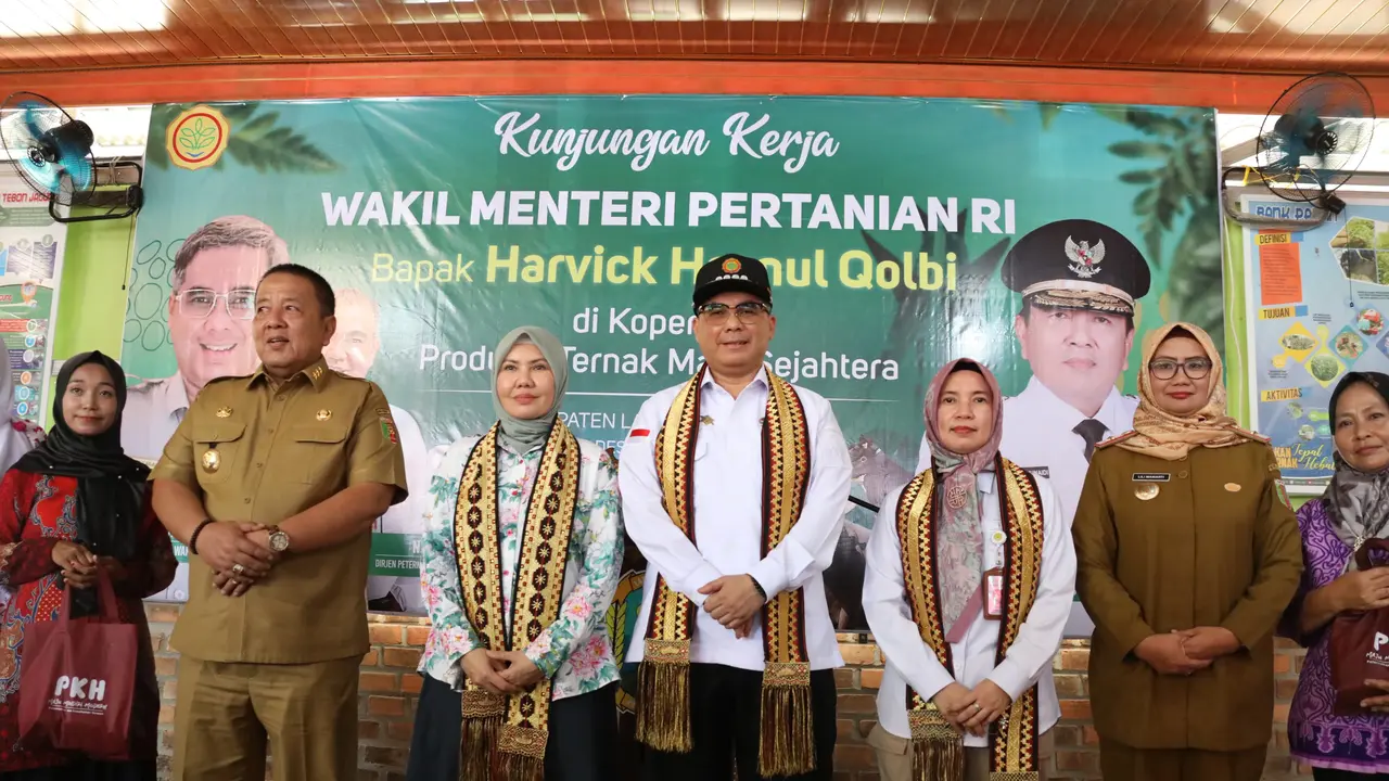 Lampung Selatan Menjadi Percontohan Indonesia dalam Pengembangan Koperasi dan Produksi Ternak Berkualitas
