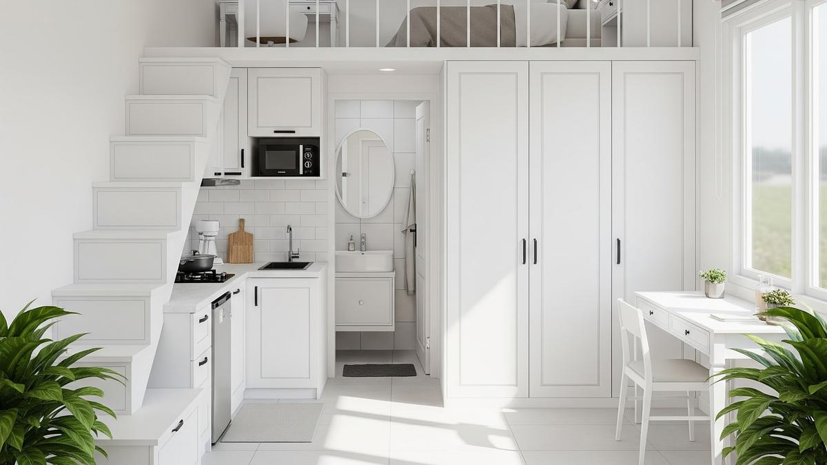 12 Inspirasi Desain Rumah Mezzanine Minimalis untuk Lahan Terbatas, Solusi Efisiensi Ruang