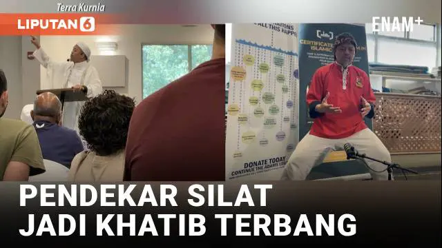 VIDEO: Pendekar Silat Jadi Khatib Terbang di Amerika