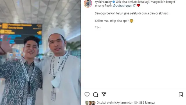 Syakir Daulay - Putra Siregar (Foto: Instagram/@syakirdaulay)