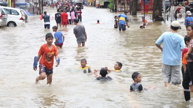 Banjir Mulai Surut, Jalan Penghubung Jakarta-Tangerang Sudah Bisa Dilintasi