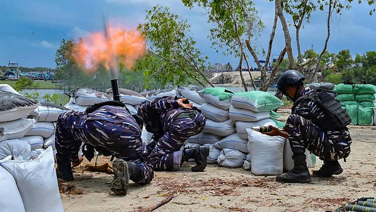 FOTO: TNI AL Gelar Latihan Anti Akses dan Anti Amfibi di Bangka Belitung
