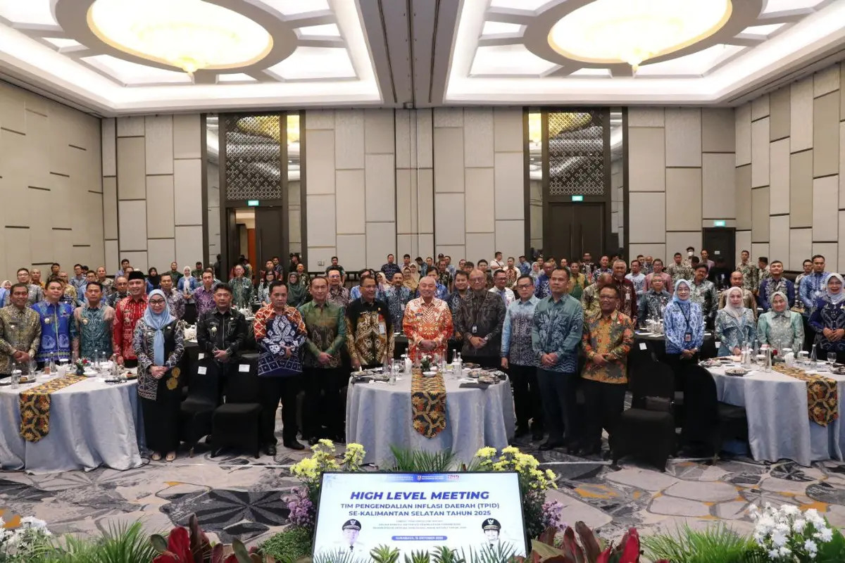 Jelang HKBN Nataru, High Level Meeting TPID Kalsel Perkuat Sinergi Kendalikan Inflasi