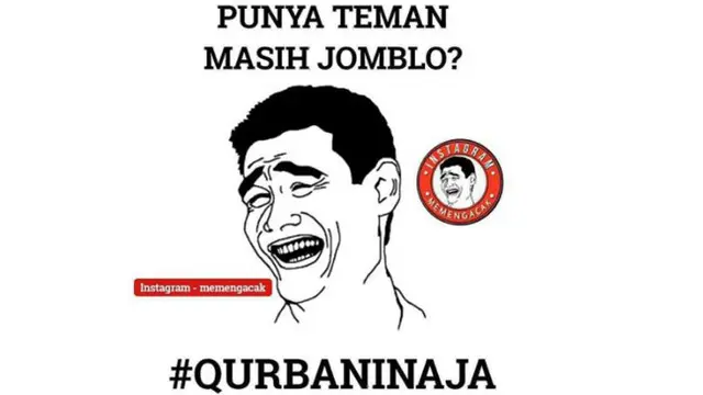Bikin Ngakak, Warganet Jadi Korban Perasaan di Meme Qurbanin Aja