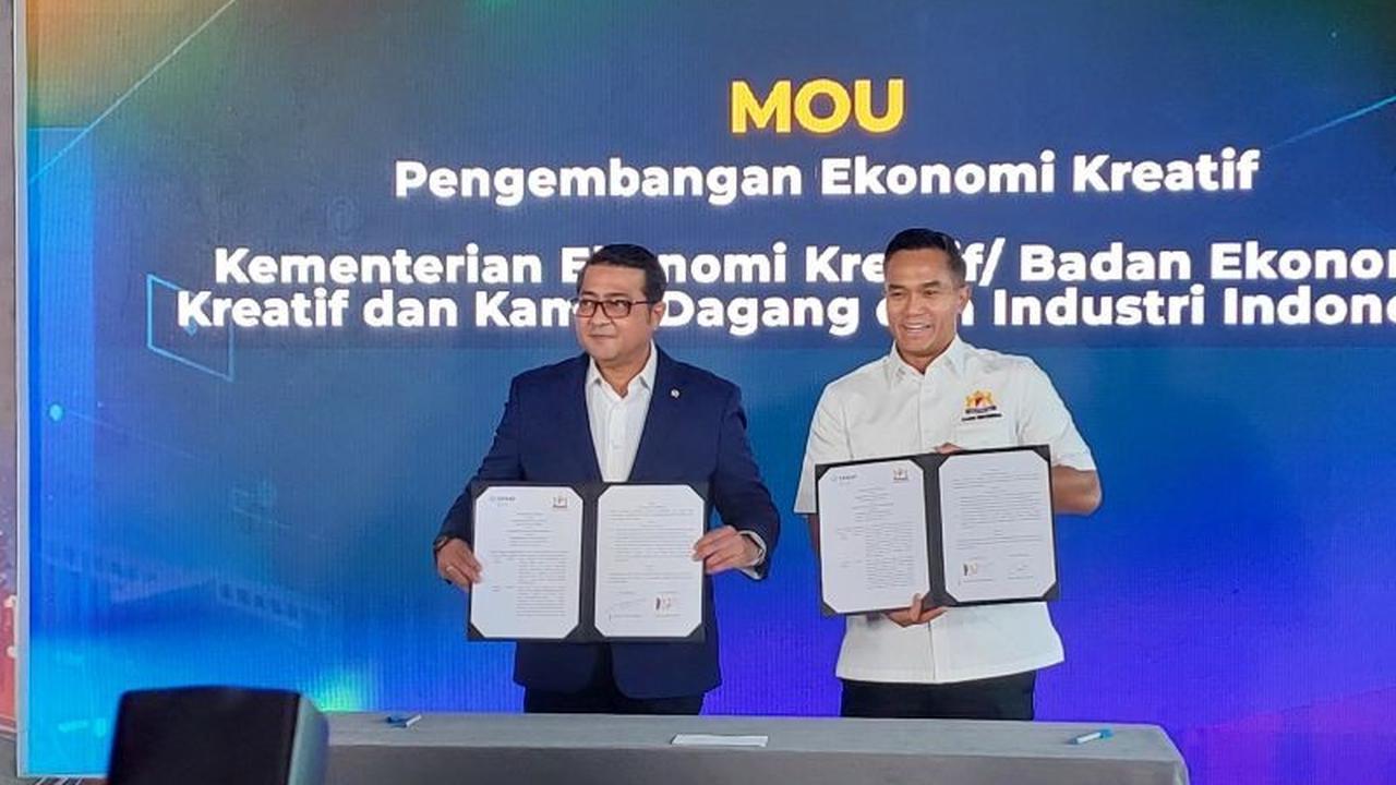 Kemenekraf dan Kadin Teken MoU, Dorong Pengembangan Ekonomi Kreatif Nasional hingga 2026