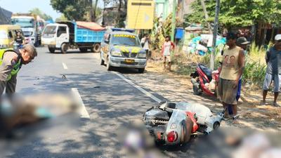 Kronologi Kecelakaan Motor dan Truk di Tuban yang Tewaskan Ibu-Anak