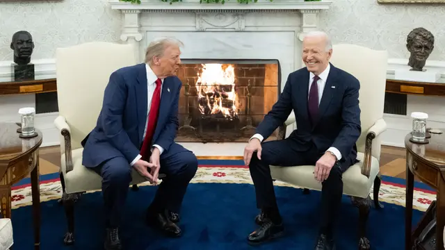 Peralihan Kekuasaan, Donald Trump Temui Joe Biden di Gedung Putih
