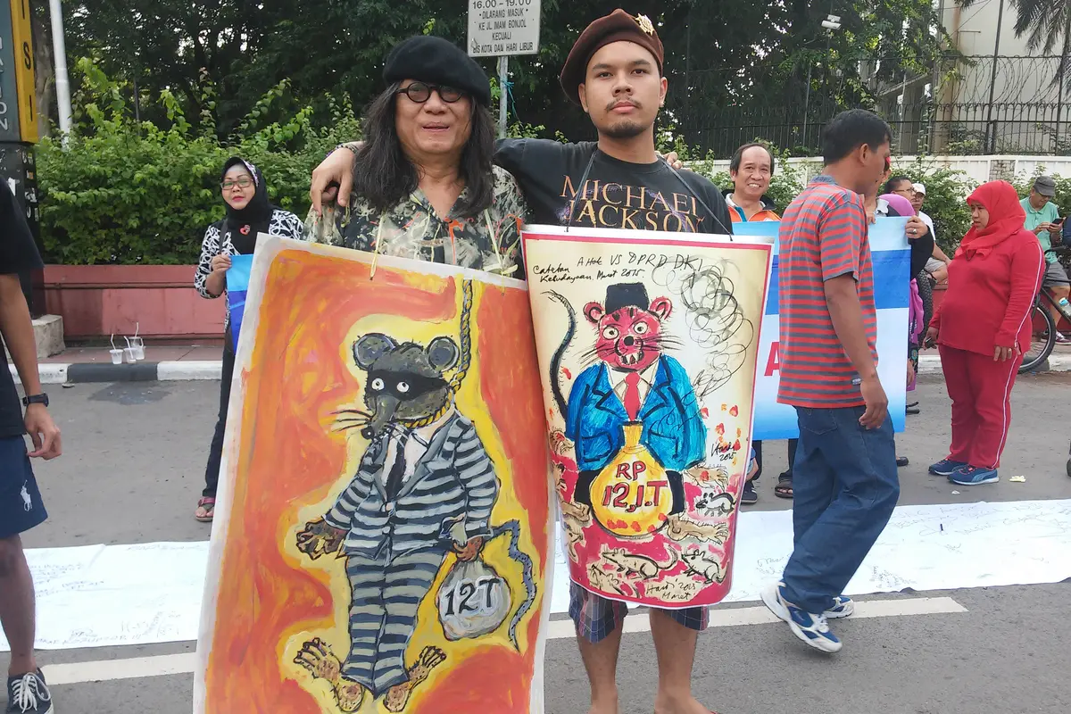 Lukisan Tikus untuk DPRD DKI