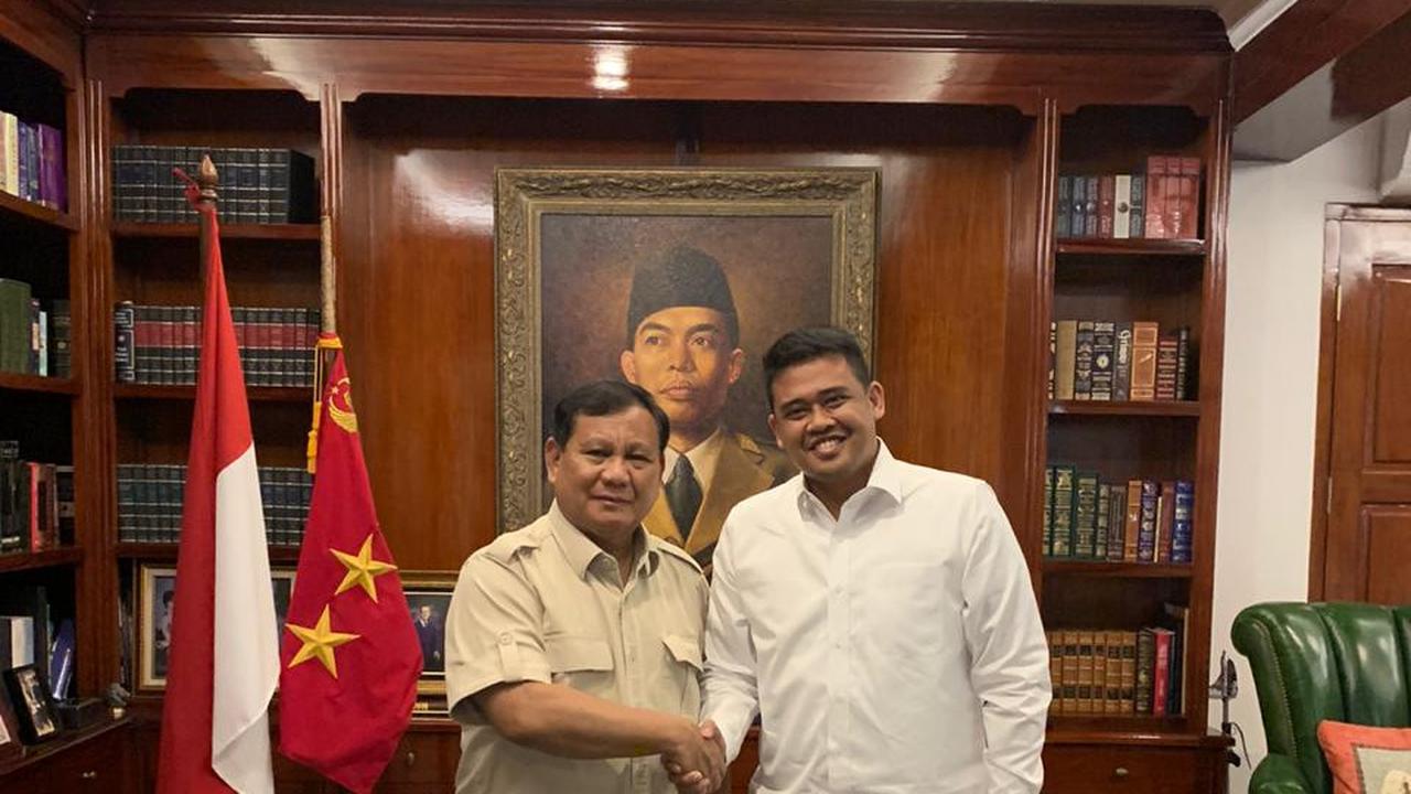 Bobby Nasution dan Prabowo Subianto