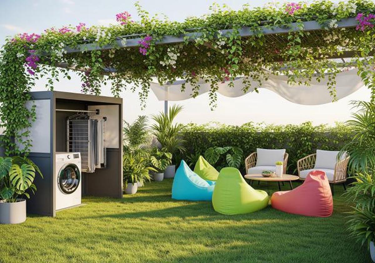 6 Desain Rumah Sederhana di Desa Tapi Punya Rooftop Buat Jemur dan Santai Sore