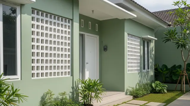 Warna Cat Luar Rumah yang Cocok Dipadukan Roster Putih/Gemini AI