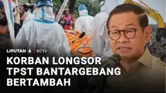 Korban meninggal akibat tertimbun longsor di TPST Bantargebang, Bekasi, Jawa Barat, bertambah menjadi enam orang. Pada Senin sore, tim SAR gabungan kembali menemukan satu korban meninggal dunia di aliran kali dan reruntuhan sampah.