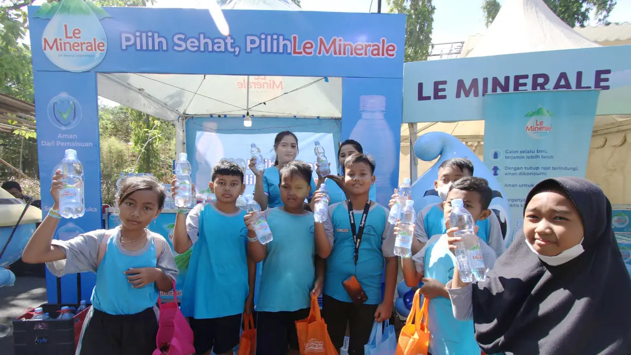 Rayakan Hari Anak Nasional, Le Minerale Jadi Air Mineral Terpilih untuk Anak Indonesia
