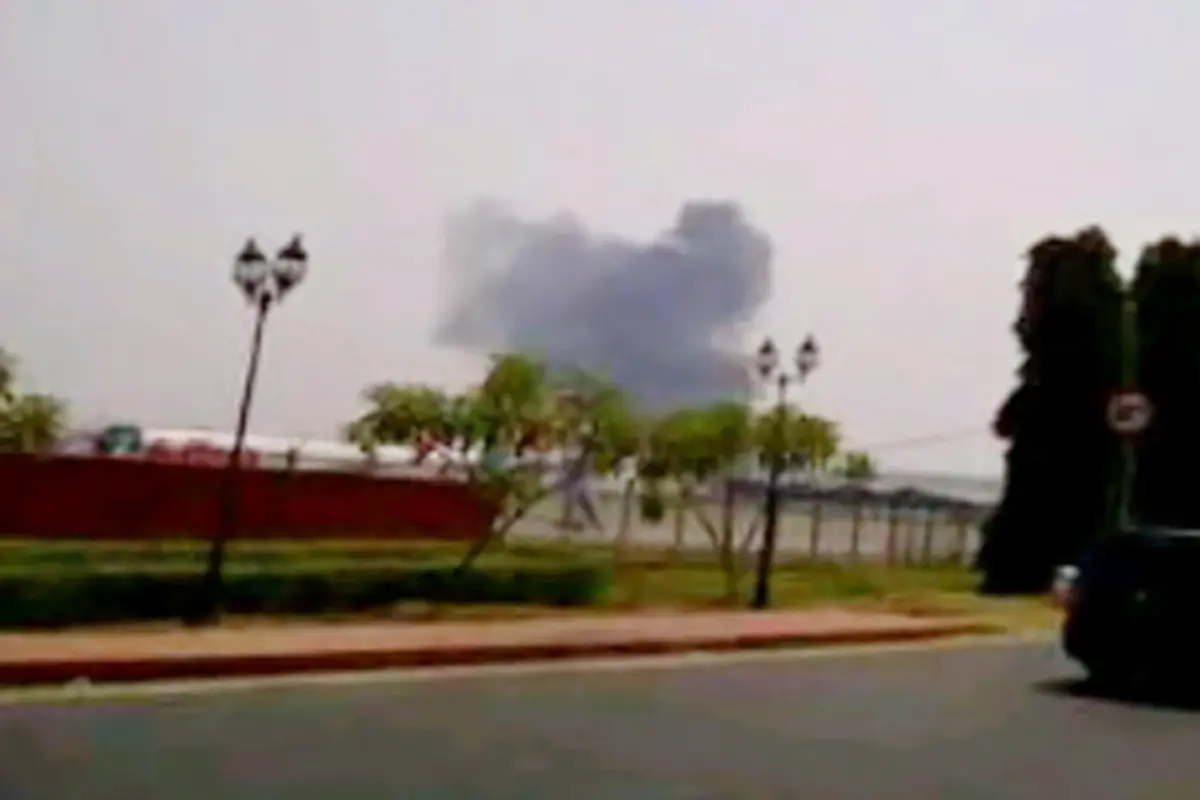 Pesawat Terbakar