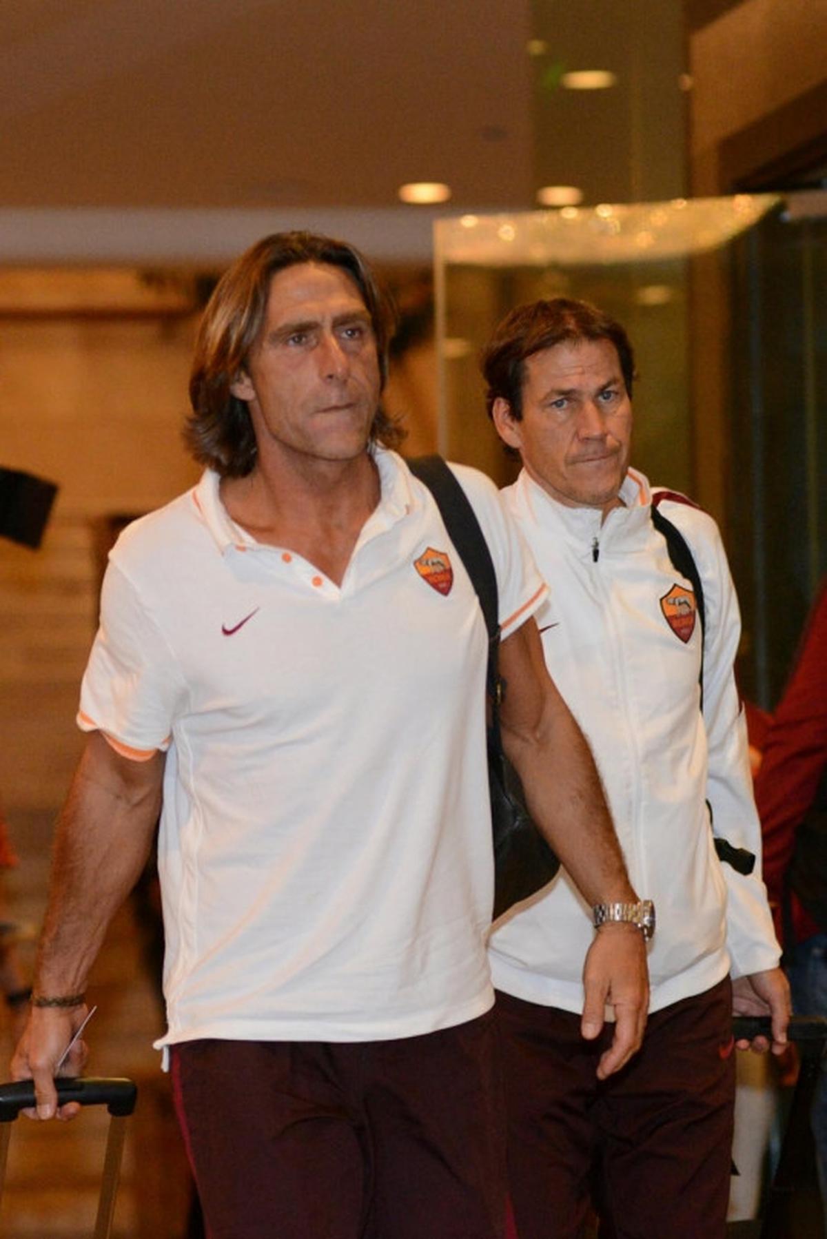 Totti dkk tiba di Jakarta