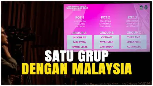  Drawing Piala AFF U-16, Timnas Putri Indonesia Siap Tempur Lawan Malaysia!