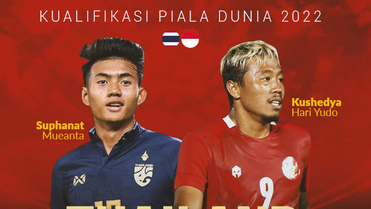 Kualifikasi Piala Dunia - Thailand Vs Indonesia - Suphanat Mueanta Vs Kushedya Hari Yudo