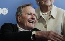 Mantan Presiden George HW Bush jatuh, lehernya patah