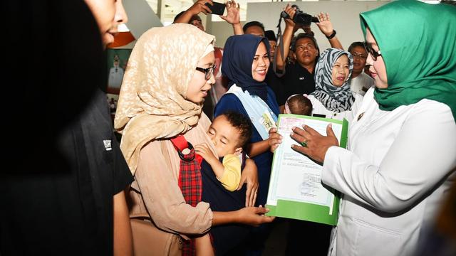 Bupati Bogor Ade Yasin saat mengikuti porgram Rebo Keliling (Boling). (Istimewa)