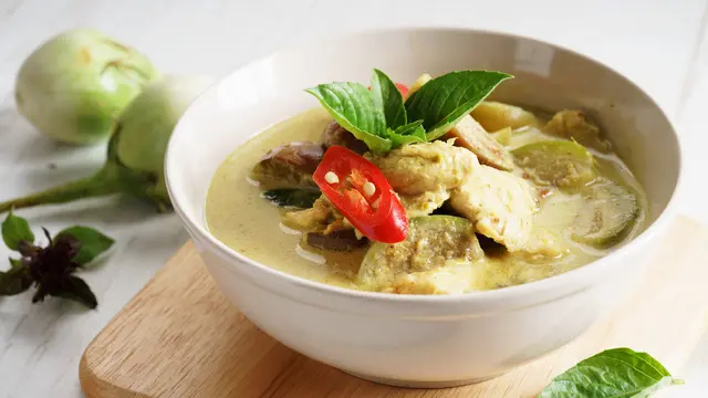 sayur lodeh terong ayam