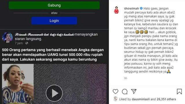 Soimah (Foto: Instagram/@showimah)