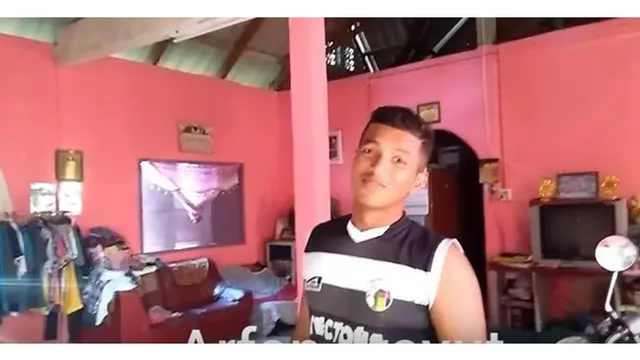 7 Potret Sederhana Rumah Jirayut Afisan (sumber: youtuber/afran jirayut)