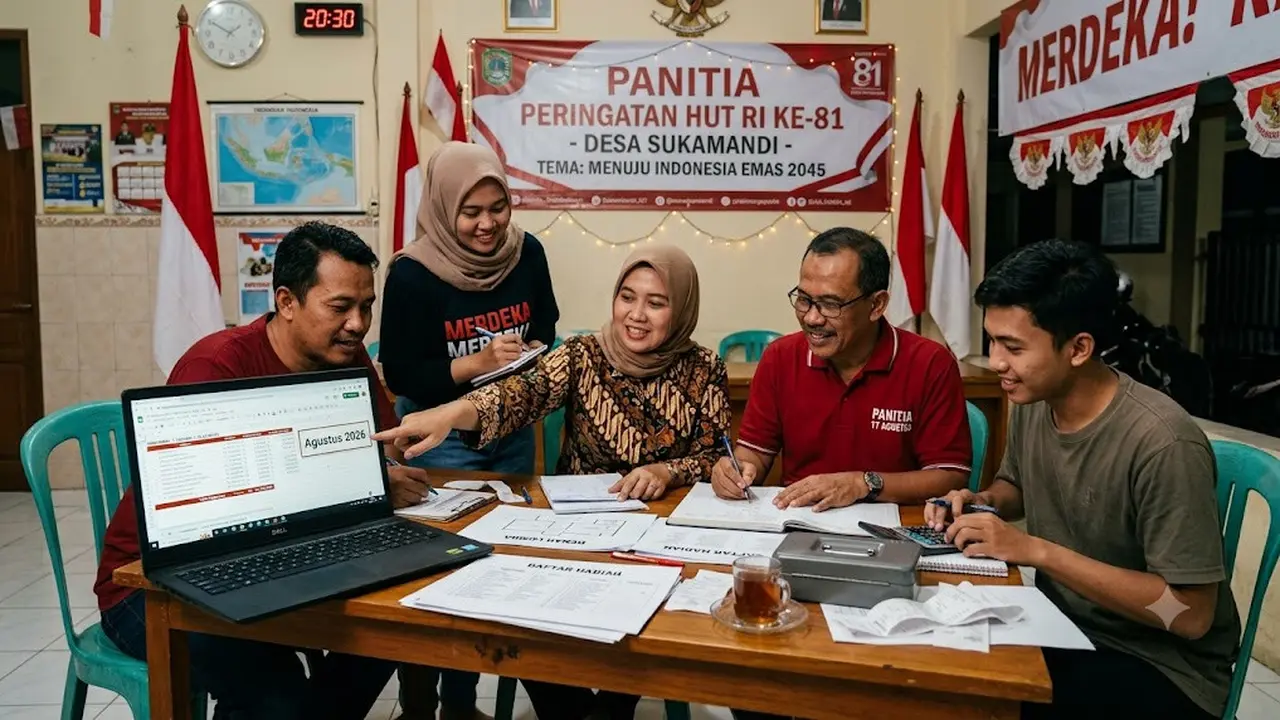 Contoh Anggaran 17 Agustus