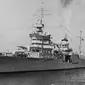 USS Indianapolis ditembak torpedo oleh kapal selam Jepang pada 30 Juli 1945 (AP)