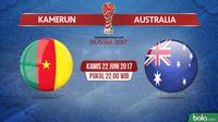Confederations Cup 2017_Kamerun vs Australia (Bola.com/Adreanus Titus)