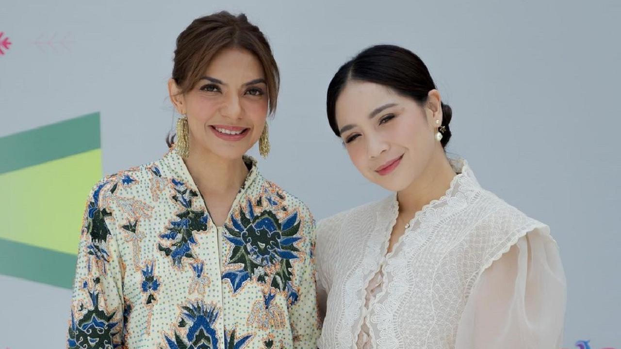 Potret Nagita Slavina hadir di acara Istana Berkebaya (Foto: instagram raffinagita1717)