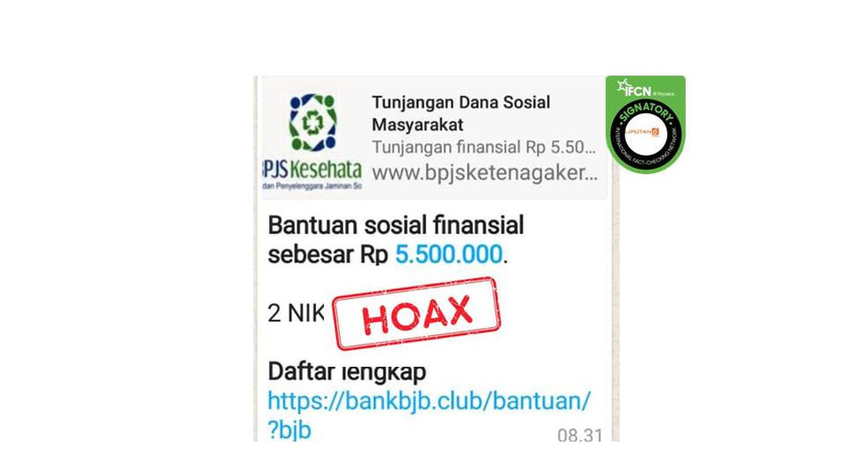 Kumpulan Hoaks Catut Nama Bank BJB, Simak Faktanya