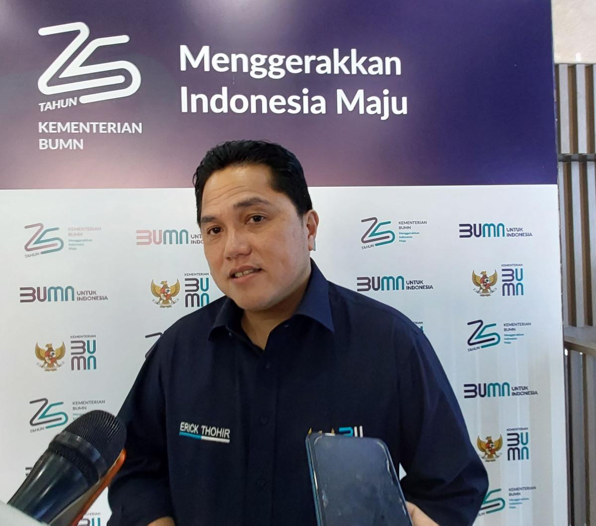 "Jadi itu jelas tidak ada pemotongan," ujar Erick kepada wartawan di Media Center Kementerian BUMN, Jakarta, Selasa (19/12).
