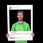 De Gea dengan Kostum Baru MU (Twitter)