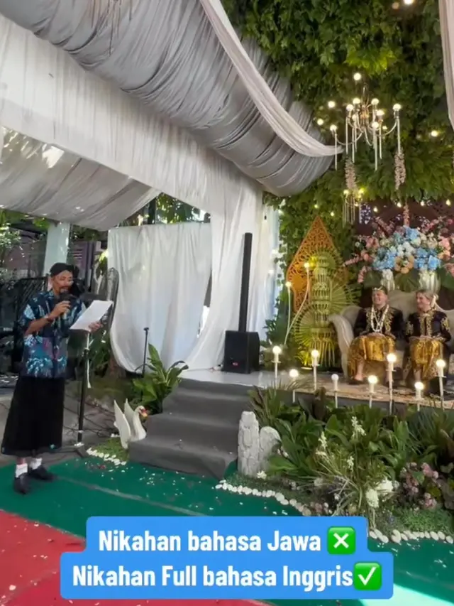 7 Momen Pernikahan Bule dengan Adat Jawa, Full Bahasa Inggris Hingga Pemotretan Pakai Bahasa Isyarat